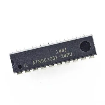 2pcs/veliko Skladu AT89C2051-24PU mikrokrmilnik 8 8051 2K Flash DIP-20 nov original