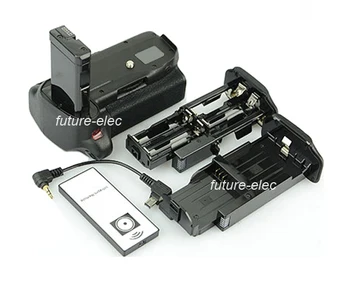 2Step Navpično Zaklopa Baterije Ročaj Ročaja Paket Za Nikon D5500 Fotoaparat kot MB-D31+Daljinski upravljalnik+2 EN-EL14+AA Baterije Imetnika