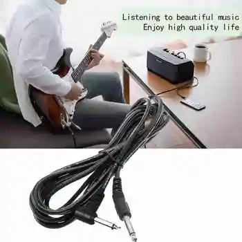 3/5M Električna Kitara Kablu Žice Kabel Oklopljen Bas Kabel Za Kitaro, Ojačevalec Glasbila Vodi Kabel Audio Line