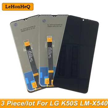 3 Kos Veliko LCD Za LG K50S LM-X540 LMX-540HM LCD Zaslon na Dotik, Računalnike Skupščine