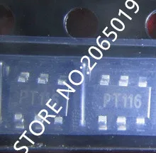 30PCS PT116 SOT23-6 Mobilne moč polnjenja čipu IC