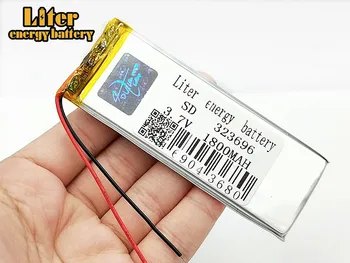 323696 3,7 V 1800mAh Polnilne li-Polymer Li-ionska Baterija Za MP4 MP5 DVD-GPS Fotoaparat Igrače, Električni 96x36x3.2 mm Baterije