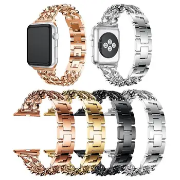 38/42mm Zlitine Watch Trak Watchband Zamenjava Pasu Dvojno Folding Ročaji Povezavo Zapestnica za Apple ura Drop Shipping Watch Band