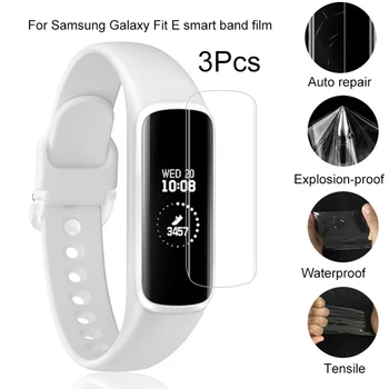 3Pcs Anti-Scratch Pametna Zapestnica Screen Protector Film za Samsung Galaxy Fit E