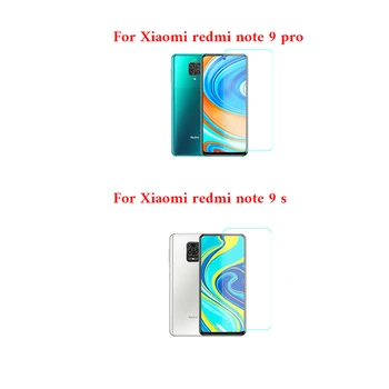 3Pcs Kaljeno Steklo za Xiaomi Redmi Opomba 9 s 9 pro Zaščitno folijo Screen Protector za Redmi Note9s redminote Radmi Note9pro