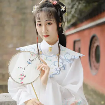 3PCS Ženske Hanfu Obleko Vezenje Starih Ljudskih Fazi Delovanja Plesne Kostume Pravljice Tradicionalna Kitajska Obleka Festival bo Ustrezala