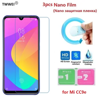 3x Nano Mehko Film Screen Protector Za Xiaomi mi cc9e A3 Mi 8 9 JV Lite Telefon Kritje Film O mi cc9e A3 mi 8 9 Lite SE Ne Steklo