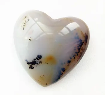 45 g gemstone quartz srce naravnih morskih Alg agate kristalno srce za darilo