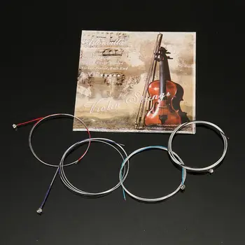 4pcs/set Strune za Violino E-A-D-G Jeklo+Nikljeve Žice za Glasbila Deli, dodatna Oprema