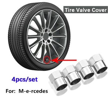 4pcs za Benz avto pnevmatike ventilov kovin v pnevmatikah zračni ventil skp ventil skp za Mercedes-Benz W203 W204 W205 W176 E300 A B C M Razred