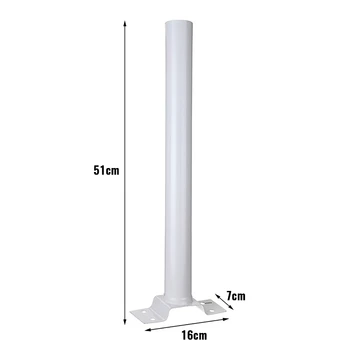 50 CM Vgradni Pole Podporo za na Prostem LED Sončne Svetlobe Ulica Lučka 40W/90W/120W Svetlobe