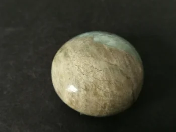 54.1 gNatural zelena Moonstone Skrbi Kamen poliran quartz crystal palm kamen, mineralne vzorcu Reiki healing kristalno doma decorati