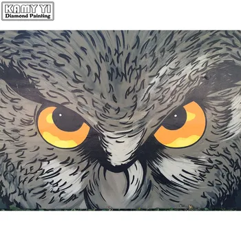 5D DIY Diamond vezenje Navzkrižno šiv owl Full Kvadratnih/Krog Diamond mozaik Diamond slikarstvo dekor HYY