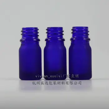 5ml modra motnega Stekla Eterično Olje, Steklenica, Brez kakršnih koli omejitev,pa lahko tekmo s škropilnico/črpalke/kapalko kape,steklena posoda,18 mm