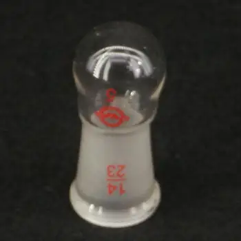 5ml Quickfit 14/23 Vtičnico Lab Stekleno Bučko z Okroglim Dnom En Kratek Vrat Jedilnega