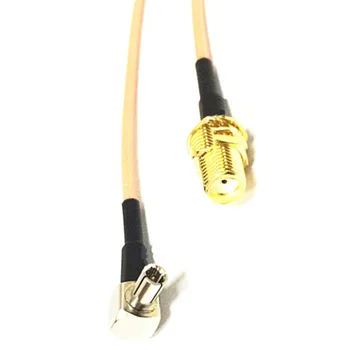 5pcs New SMA Female Jack Connector Switch TS9 Convertor RG316 Wholesale 15CM 6