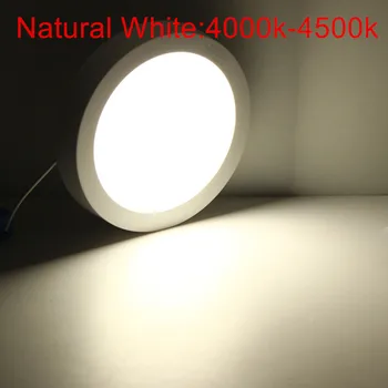 5pcs/veliko Površinsko Nameščena 25 W AC85-265V LED Okrogla Plošča led Downlight razsvetljavo Toplo/Naravne/Hladno Bela Razsvetljave v zaprtih prostorih DHL Brezplačno!!