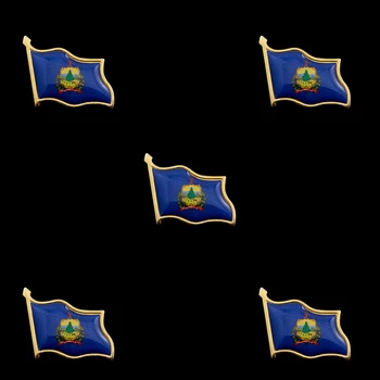 5PCS Vermont ZDA Članica Nacionalni Patriotizem Kovinske Barve Spominsko Značko Nositi Pin Broška Zbirka