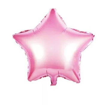 6/10pc Veliko 18-inch Pet opozoril Star Folija Baloni za Rojstni dan Parthday Poroka Okraski Ballon Doma Stranka Dobave