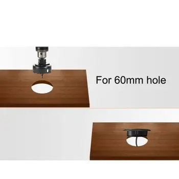 6 cm Hole Grommet Urad V-Desk Montaža Hiter Brezžični Polnilnik za iphone 11 XS