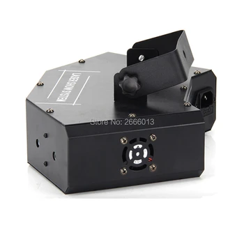6 Objektiv RGB Scan Lasersko Svetlobo/DMX Razsvetljavo Skener/Laser Projektor/Disco Pisane Linearni Svetlobni Vzorci Učinek Sektor Laser