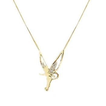 6pcs moda preprost Obesek angel ogrlica ženski rojstni nakit darila T-209