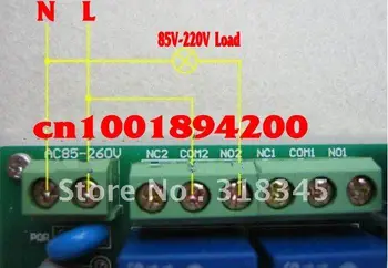 85V-280V 2CH RF brezžično daljinsko krmiljenje stikalo sistema(1transmitter&1receiver) Svetlobe/LED/Računalnik/Motorna koli applicance NA OFF