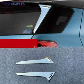 ABS Chrome Zadnji Spojler Okras za Varovanje sluha Trim Za Toyota Raize A200A/210A 2020 Nazaj trikotnik dodatki avto styling