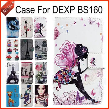 AiLiShi Primeru Za DEXP BS160 Luksuzni Flip PU Naslikal Usnjena torbica BS160 DEXP Izključno Poseben Telefon Kritje Kože+Sledenje