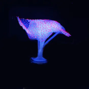 Akvarij Fluorescentno Žareče Koralni Fish Tank Krajine Ustvarjalne Dekor Usb Meduze Mehki Silikonski Lupini Koralni Dekoracijo Ponudbe