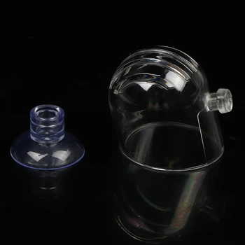 Akvarij Okraski Visi Fish Tank Mini Crystal Steklo Pot Polka Vodo Spraviti Sajenje Valj Pokal Akvarij Dodatki