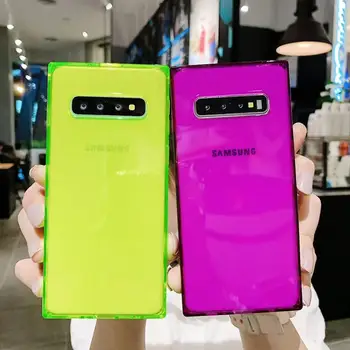 ALLCHW fluorescence Jasno Primeru Telefon Za Samsung S20 Plus A71 A51 A30 A50 TPU Coque Za iPhone 11 Promax XR 6 7 8 Plus XSMAX XR
