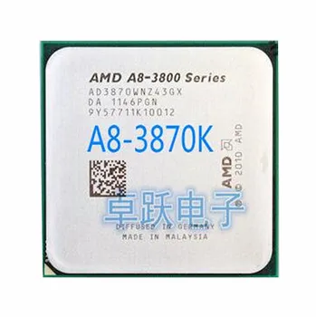 AMD A8-3870K A8 3870K A8 3870 FM1 3.0 GHz, 4 MB, 100W CPU procesor FM1 scrattered kosov, ki delajo Brezplačna Dostava