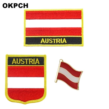 Andora zastavo obliž značko 3pcs Niz Popravkov za Oblačila DIY Dekoracijo PT0014-3