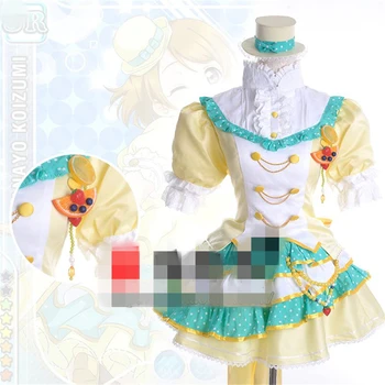 Anime Cosplay Kostum lovelive Petje Sadje Awakeness Hanayo Koizumi Lolita Obleko Obleka Ženska Obleka Z