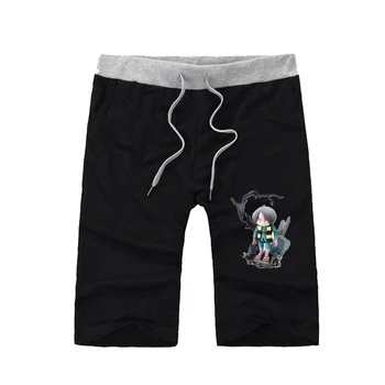 Anime GeGeGe ne Kitaro hlače Moške Kratke Sweatpants Uvježbavanje Hlače Priložnostne hlače najstniki Trdna Koleno Dolžina Kratke Hlače