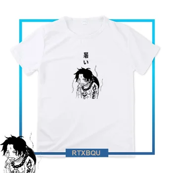 Anime Smešno Luffy T Majice Oblačila Enem Kosu Tee Shirt poletnih O-vratu Natisnjen Tshirt Kratkimi Rokavi Tshirt Vrh Tees Ženski Moški