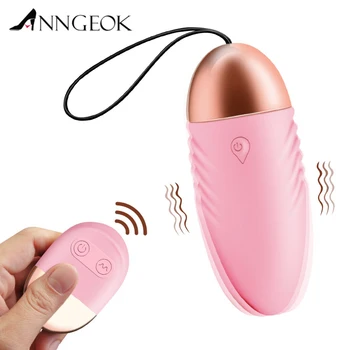 ANNGEOK Mini Bullet Vibrator Močno Vibracijsko Jajce Sex Igrača za Ženske 10 Hitrosti Klitoris stimulator