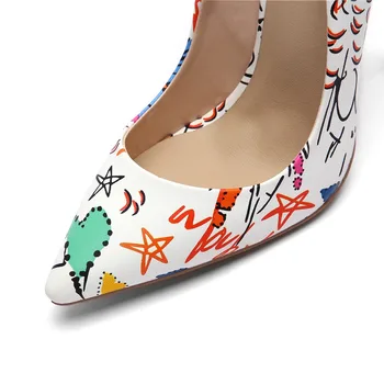 Arden Furtado poletje 2019 modni trend ženske čevlje konicami prstov stilettos petah elegantno slip-on jedrnato črpalke stranka čevlji