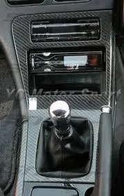 Avto Dodatki iz Ogljikovih Vlaken Notranje Trim Pokrov so Primerni Za 1989-1994 180SX RPS13 S13 Silvia PS13 RHD Radio Surround Trim
