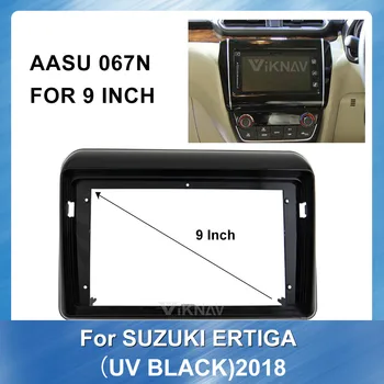 Avto DVD Stereo Radio Fascijo za SUZUKI ERTIGA 2018 (UV black) Audio Player Plošča Napajalnik Okvir Dash Nosilec montažni Komplet