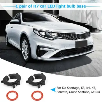 Avto Luči, dodatna Oprema 1 Par H7 LED Smerniki Žarnice Znanja Adapter Imetniki Vtičnico za Hyundai Sonata Nissan QASHQAI KIA Sportage