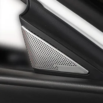 Avto Notranja Vrata Visoko Rog Kritje Zvočni Posnetek Dekoracijo Trim Nerjavečega Jekla za Mazda 3 Axela 2019 2020 2021 Avto Dodatki