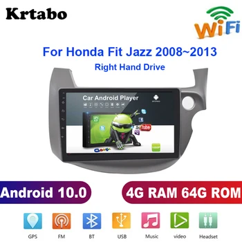 Avto Radio Android Multimedijski Predvajalnik Za Honda Jazz Fit 2008~2013 Desni Pogon na Zaslonu na Dotik, GPS Navigacija Stereo Audio (Stereo zvok
