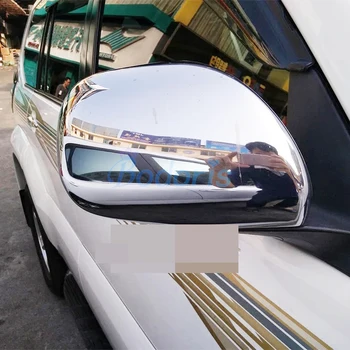 Avto Styling Strani Ogledalo Kritje Pogled od Zadaj Prekrivanje Z LED Luči 2003-2009 Za Toyota Land Cruiser Prado FJ120 Dodatki
