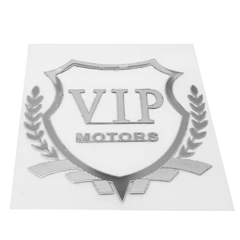 Avto-styling VIP Nalepke Za Jaguar XF Avtomobil Alfa Romeo GT Mini Cooper BMW E46 Plastične Nalepke Emblem Srebrno Značko Dekoracijo