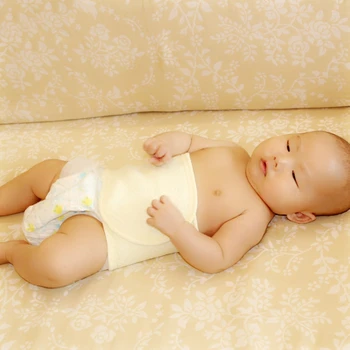 Baby Bellyband Mehko Mešanica Bombaža Nastavljiv Popka Zaščitnik Dojenčka Novorojenčka Pasovi