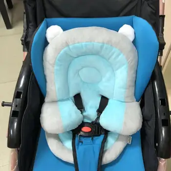 Baby voziček blazina za avto sedež pribor voziček toplotne vzmetnice linijskih mat dojenčka ramenski pas trak kritje Vratu Varstvo pad