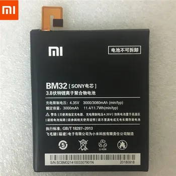 Backup novo BM32 Baterijo 3000mAh za Xiaomi 4 Mi4 M4 Baterijo, ki je Na zalogi, S številko za Sledenje