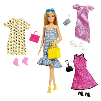Barbie lutka moda z dodatki gdj40